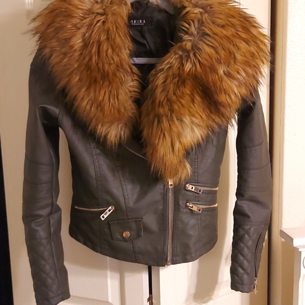Akira Faux Fur Lined Jacket